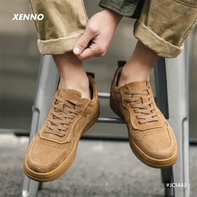 Genuine Faux Suede Leather Men’s Casual Shoes